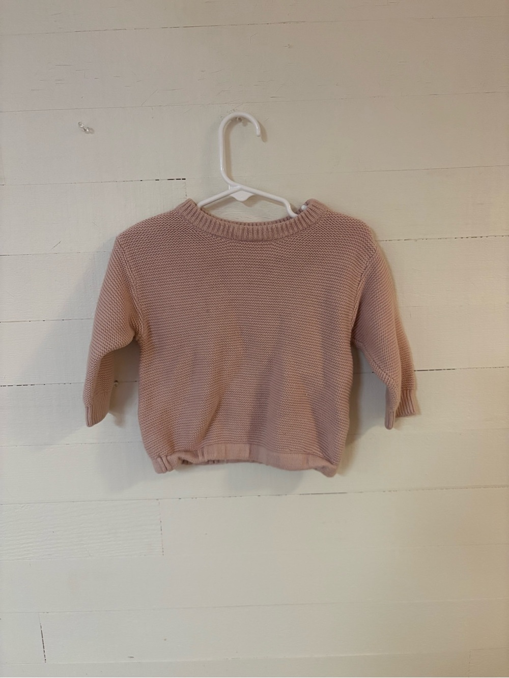 Grayson Collective Baby Pink Knit Sweater 12M Cotton Blend